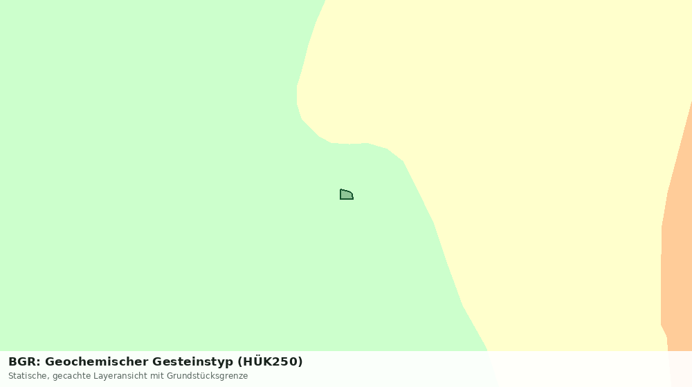 Statische Kartenansicht: BGR: Geochemischer Gesteinstyp (HÜK250)
