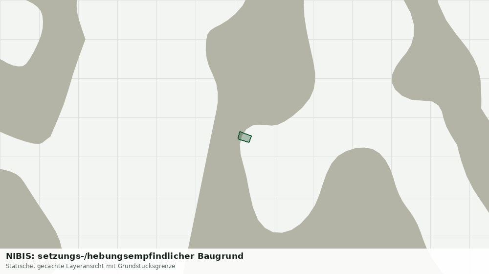 Statische Kartenansicht: NIBIS: setzungs-/hebungsempfindlicher Baugrund