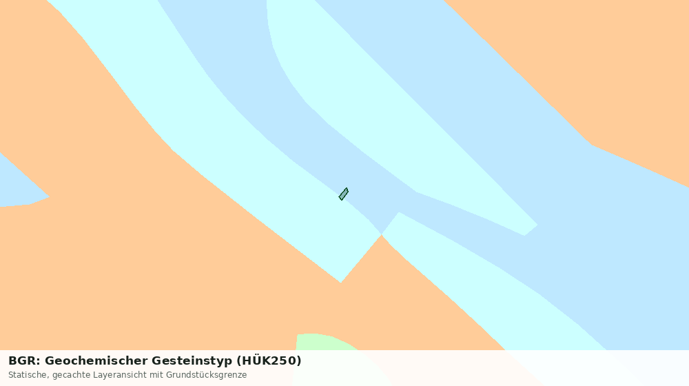 Statische Kartenansicht: BGR: Geochemischer Gesteinstyp (HÜK250)