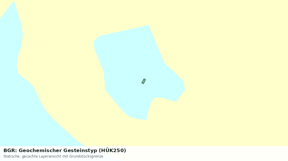 Statische Kartenansicht: BGR: Geochemischer Gesteinstyp (HÜK250)