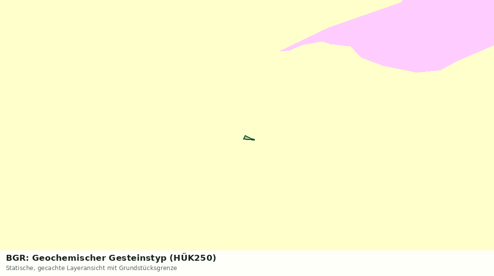 Statische Kartenansicht: BGR: Geochemischer Gesteinstyp (HÜK250)
