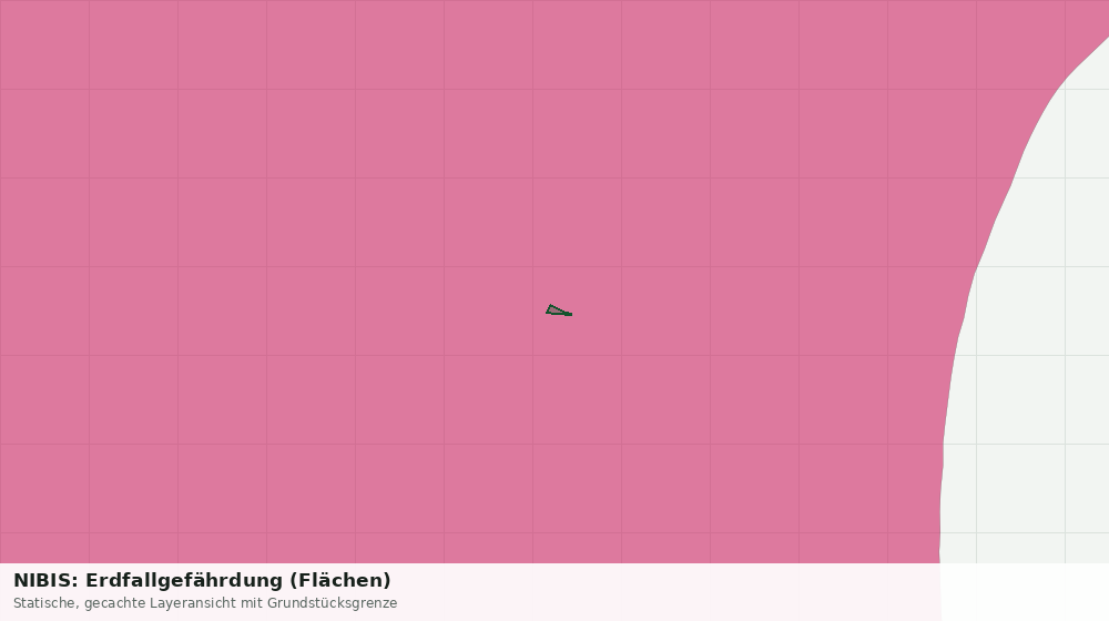 Statische Kartenansicht: NIBIS: Erdfallgefährdung (Flächen)