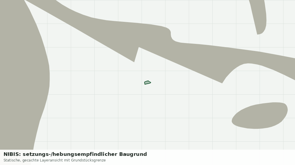 Statische Kartenansicht: NIBIS: setzungs-/hebungsempfindlicher Baugrund
