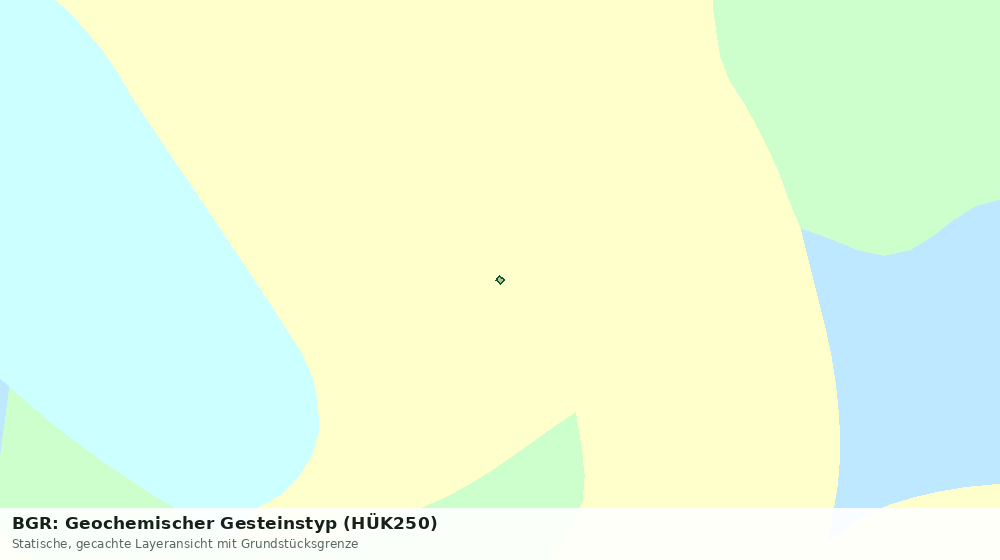 Statische Kartenansicht: BGR: Geochemischer Gesteinstyp (HÜK250)
