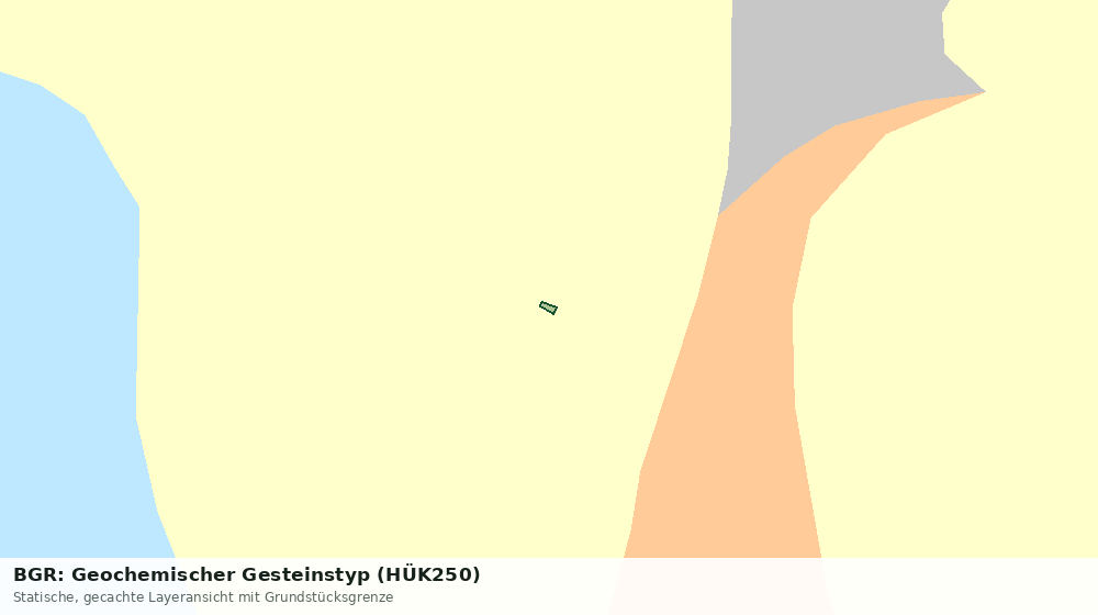 Statische Kartenansicht: BGR: Geochemischer Gesteinstyp (HÜK250)