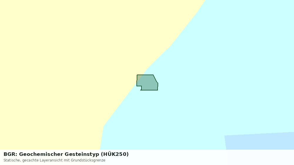 Statische Kartenansicht: BGR: Geochemischer Gesteinstyp (HÜK250)