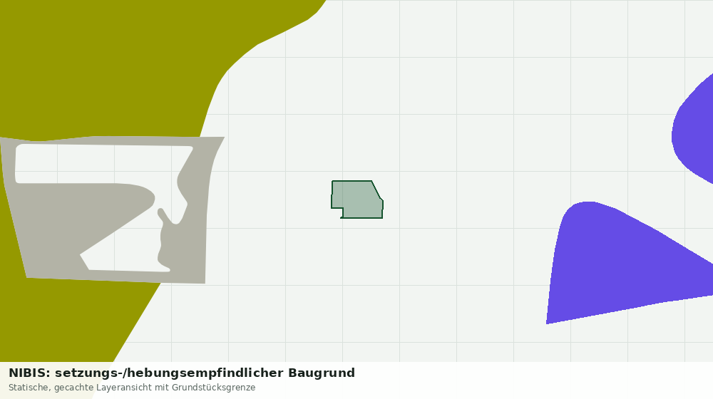 Statische Kartenansicht: NIBIS: setzungs-/hebungsempfindlicher Baugrund