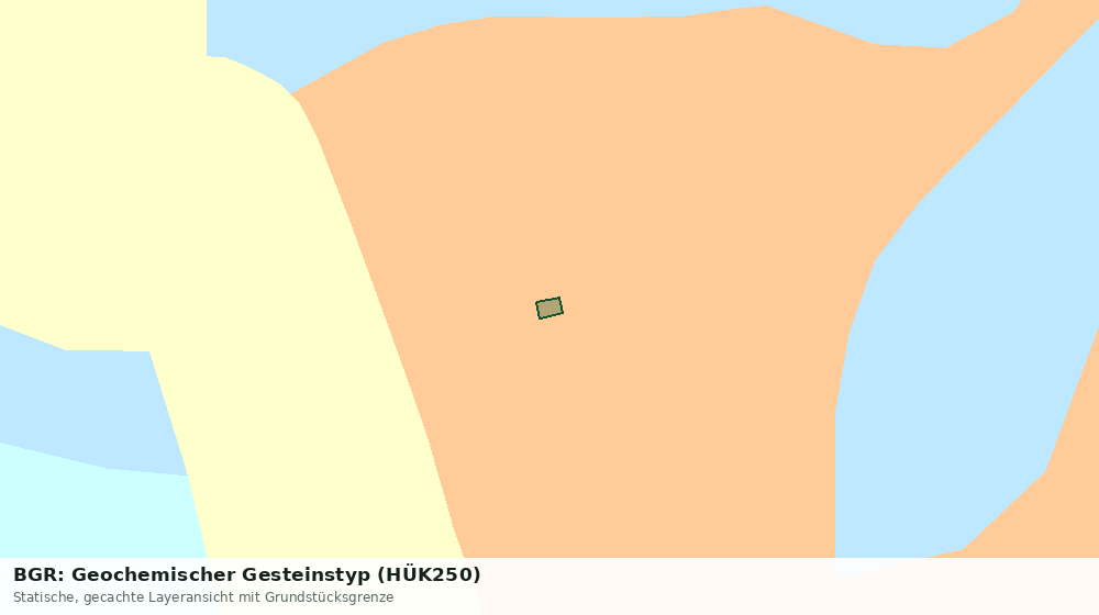 Statische Kartenansicht: BGR: Geochemischer Gesteinstyp (HÜK250)
