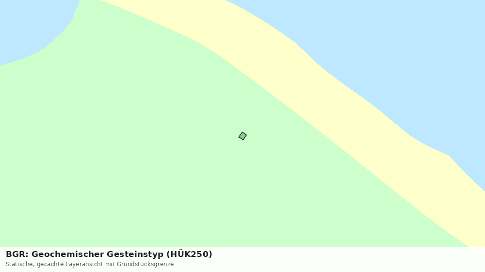 Statische Kartenansicht: BGR: Geochemischer Gesteinstyp (HÜK250)