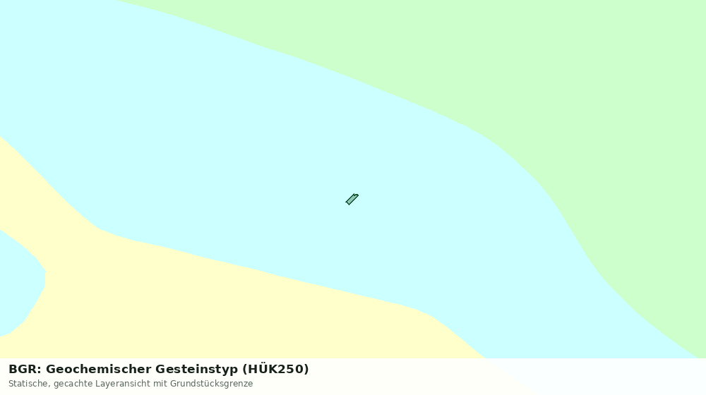 Statische Kartenansicht: BGR: Geochemischer Gesteinstyp (HÜK250)