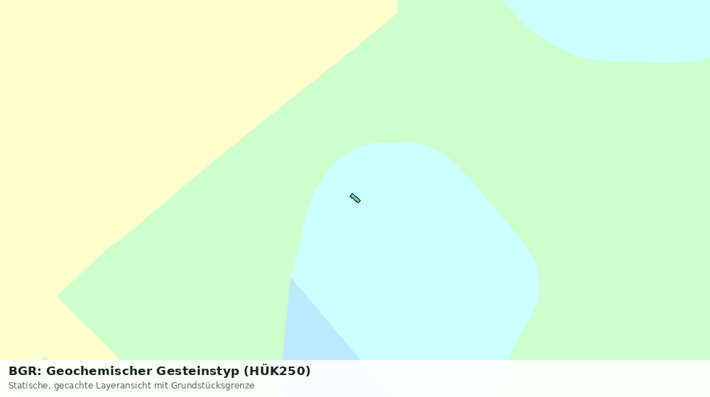 Statische Kartenansicht: BGR: Geochemischer Gesteinstyp (HÜK250)