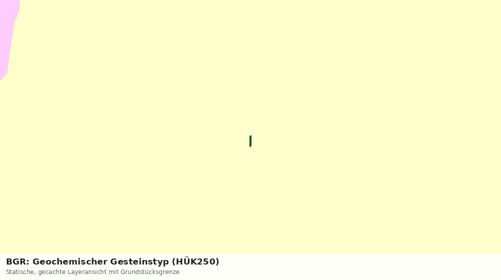 Statische Kartenansicht: BGR: Geochemischer Gesteinstyp (HÜK250)