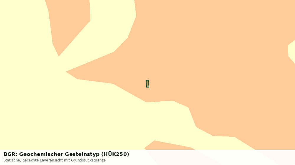 Statische Kartenansicht: BGR: Geochemischer Gesteinstyp (HÜK250)