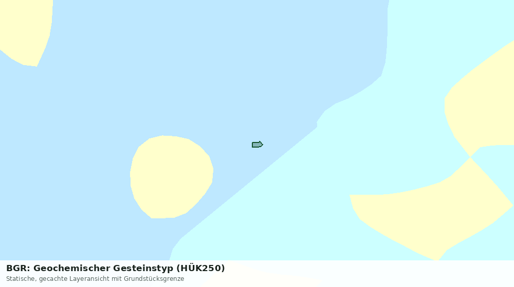 Statische Kartenansicht: BGR: Geochemischer Gesteinstyp (HÜK250)