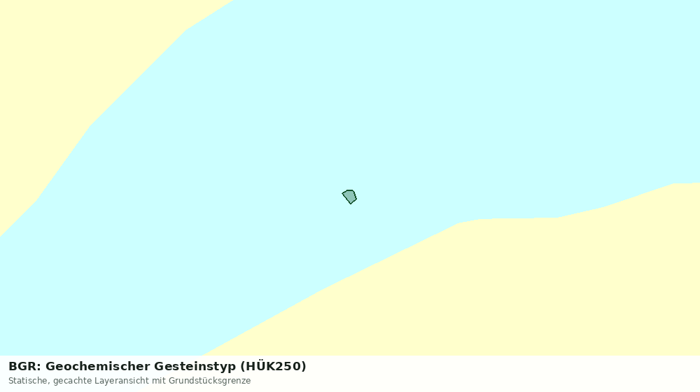 Statische Kartenansicht: BGR: Geochemischer Gesteinstyp (HÜK250)