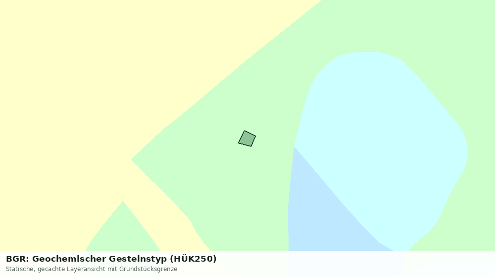 Statische Kartenansicht: BGR: Geochemischer Gesteinstyp (HÜK250)