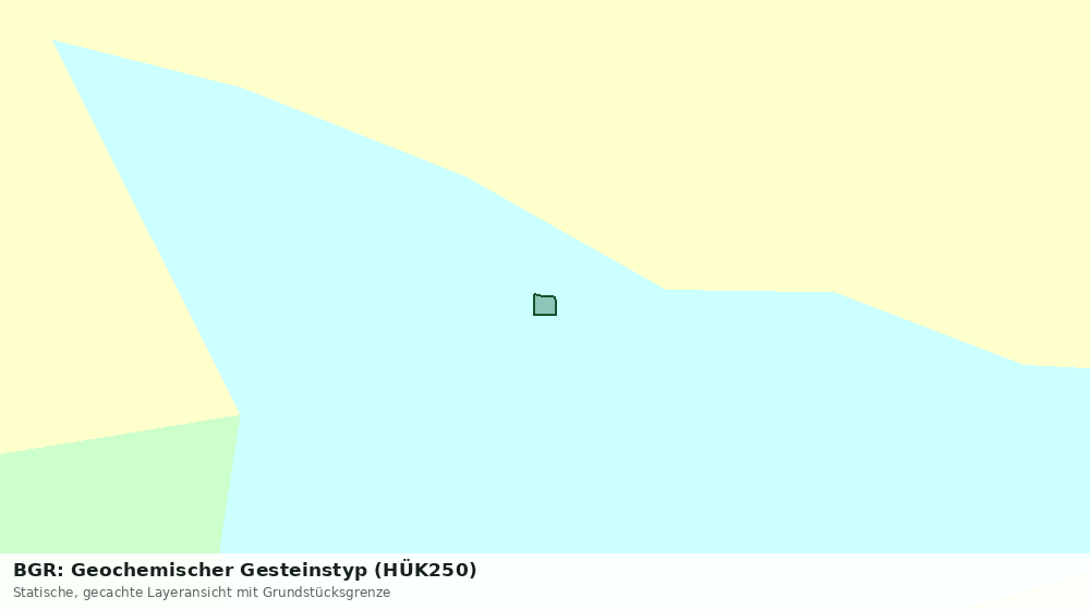 Statische Kartenansicht: BGR: Geochemischer Gesteinstyp (HÜK250)