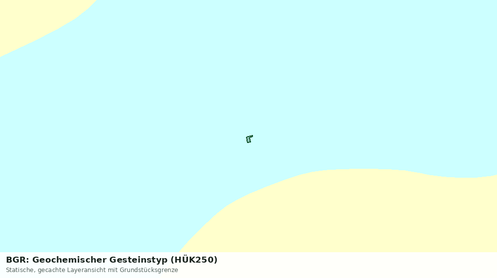 Statische Kartenansicht: BGR: Geochemischer Gesteinstyp (HÜK250)