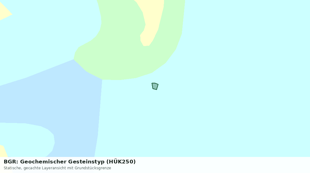 Statische Kartenansicht: BGR: Geochemischer Gesteinstyp (HÜK250)