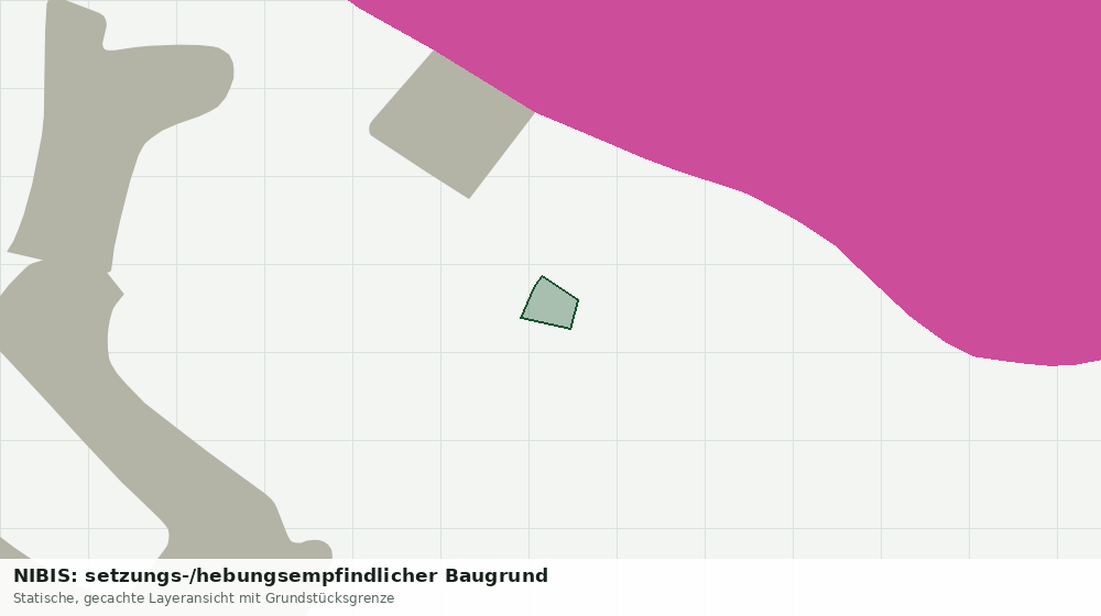 Statische Kartenansicht: NIBIS: setzungs-/hebungsempfindlicher Baugrund