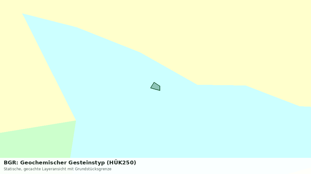 Statische Kartenansicht: BGR: Geochemischer Gesteinstyp (HÜK250)