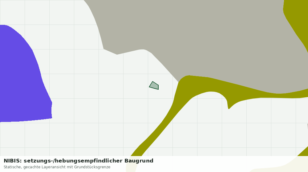 Statische Kartenansicht: NIBIS: setzungs-/hebungsempfindlicher Baugrund