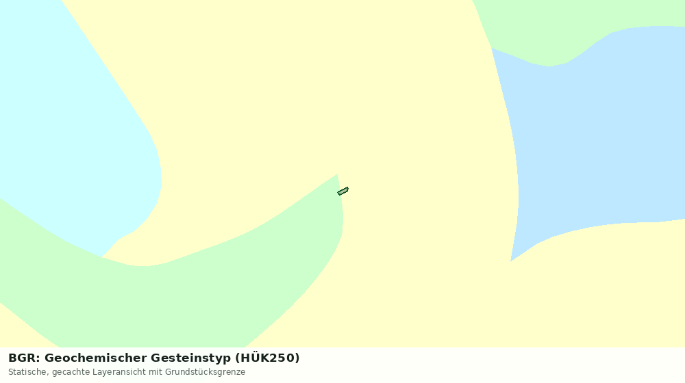 Statische Kartenansicht: BGR: Geochemischer Gesteinstyp (HÜK250)