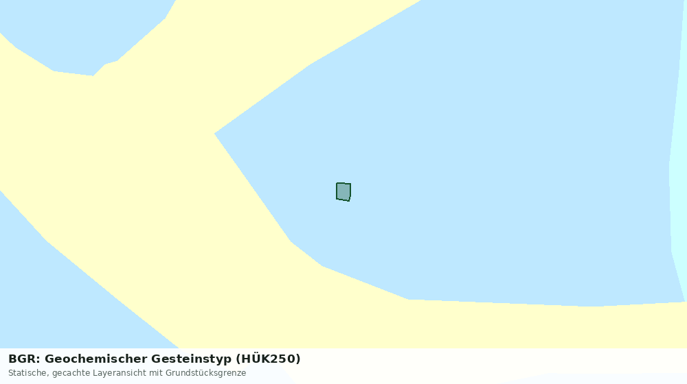 Statische Kartenansicht: BGR: Geochemischer Gesteinstyp (HÜK250)