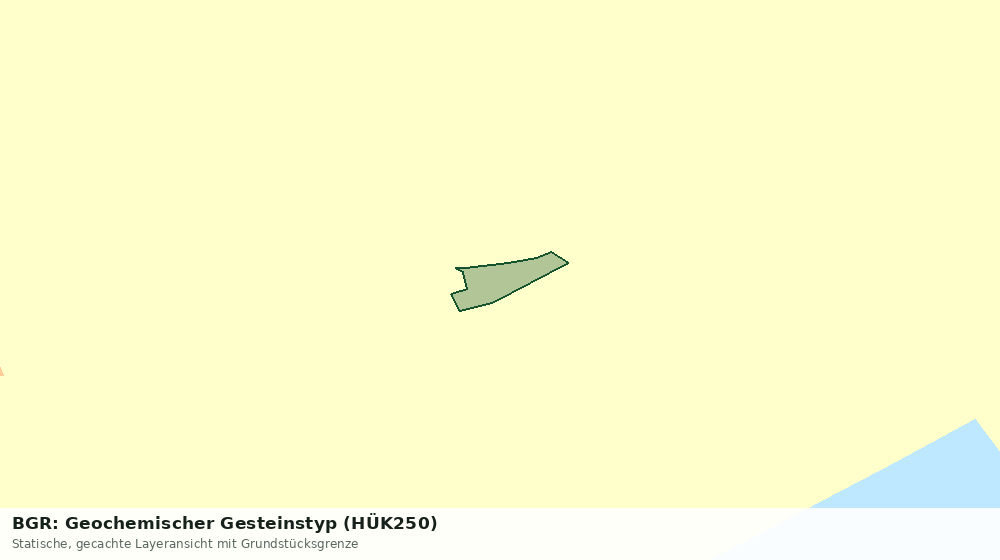 Statische Kartenansicht: BGR: Geochemischer Gesteinstyp (HÜK250)