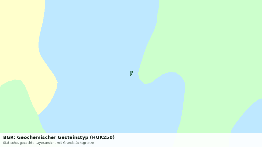 Statische Kartenansicht: BGR: Geochemischer Gesteinstyp (HÜK250)