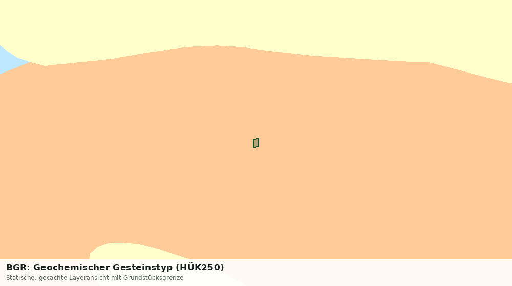 Statische Kartenansicht: BGR: Geochemischer Gesteinstyp (HÜK250)