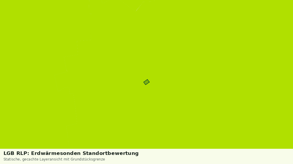 Statische Kartenansicht: LGB RLP: Erdwärmesonden Standortbewertung