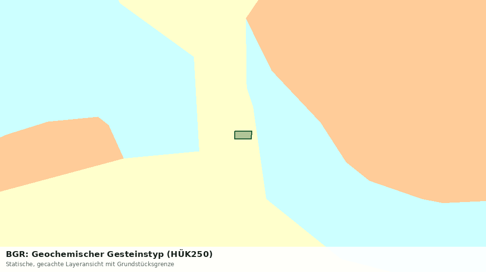 Statische Kartenansicht: BGR: Geochemischer Gesteinstyp (HÜK250)