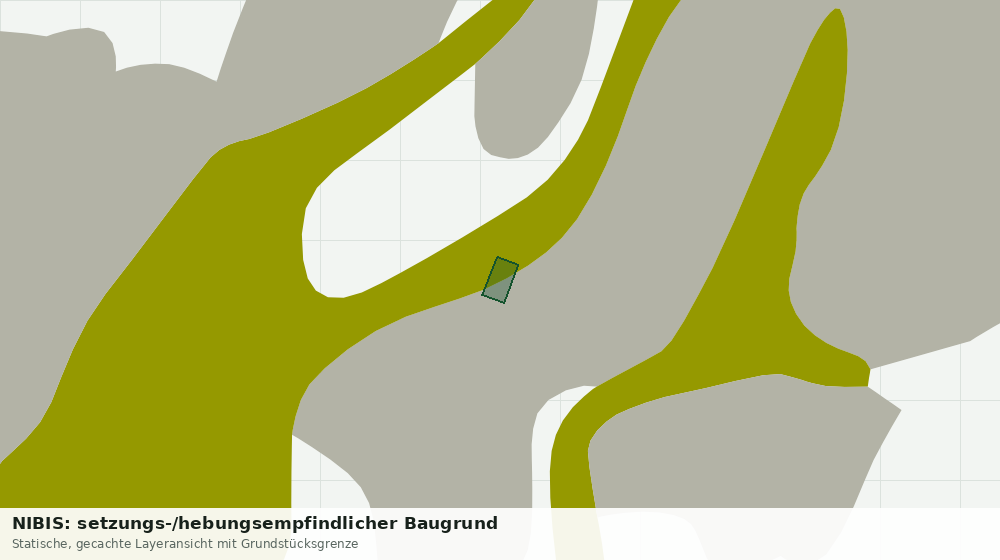 Statische Kartenansicht: NIBIS: setzungs-/hebungsempfindlicher Baugrund