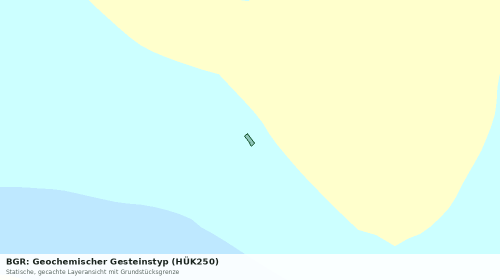 Statische Kartenansicht: BGR: Geochemischer Gesteinstyp (HÜK250)