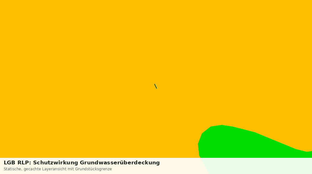 Statische Kartenansicht: LGB RLP: Schutzwirkung Grundwasserüberdeckung