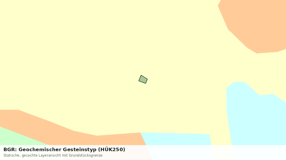 Statische Kartenansicht: BGR: Geochemischer Gesteinstyp (HÜK250)