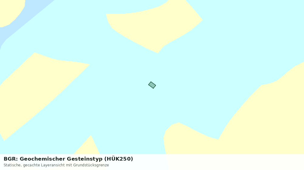 Statische Kartenansicht: BGR: Geochemischer Gesteinstyp (HÜK250)