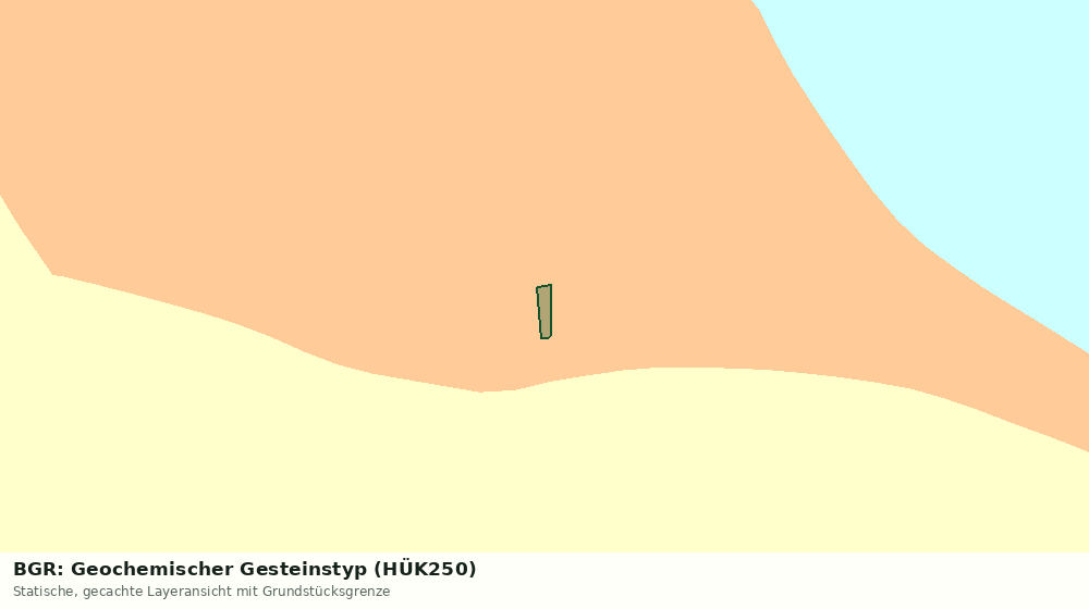 Statische Kartenansicht: BGR: Geochemischer Gesteinstyp (HÜK250)