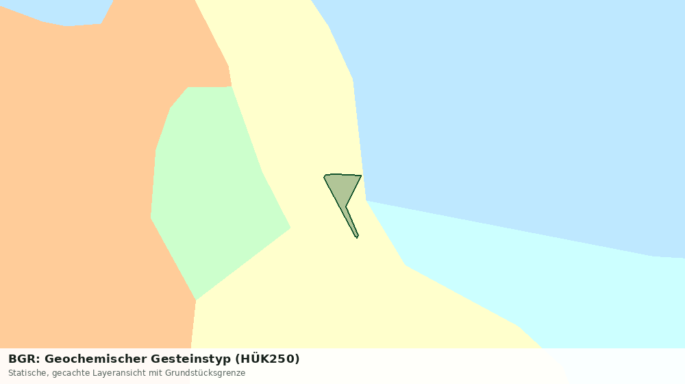 Statische Kartenansicht: BGR: Geochemischer Gesteinstyp (HÜK250)
