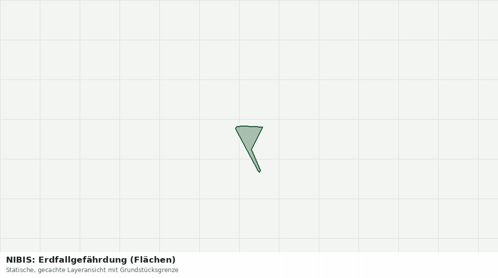 Statische Kartenansicht: NIBIS: Erdfallgefährdung (Flächen)