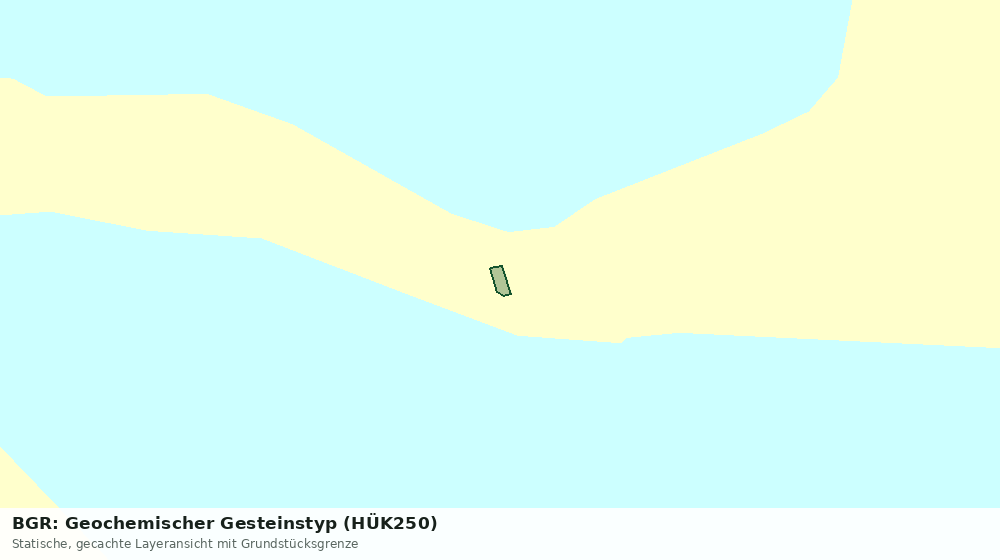 Statische Kartenansicht: BGR: Geochemischer Gesteinstyp (HÜK250)