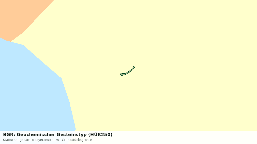 Statische Kartenansicht: BGR: Geochemischer Gesteinstyp (HÜK250)