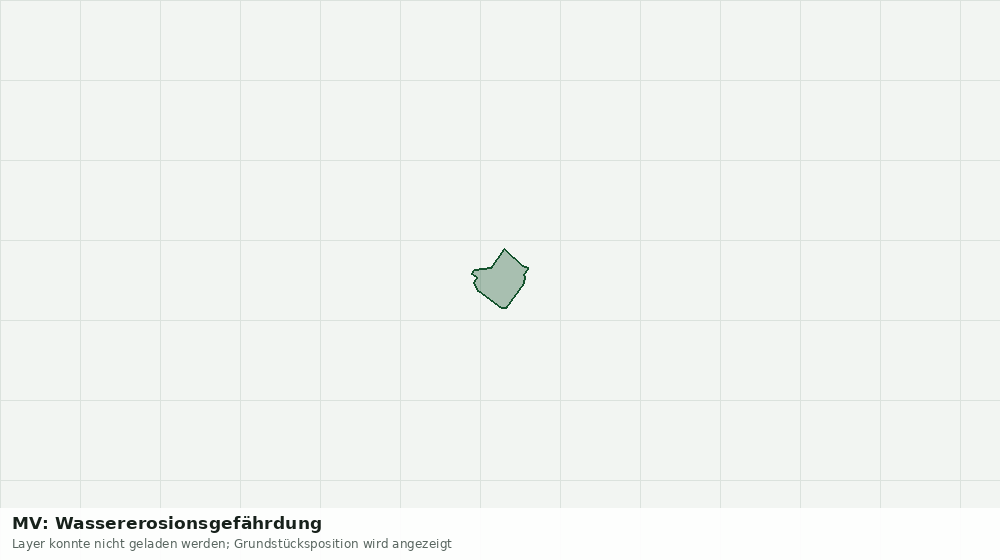 Statische Kartenansicht: MV: Wassererosionsgefährdung