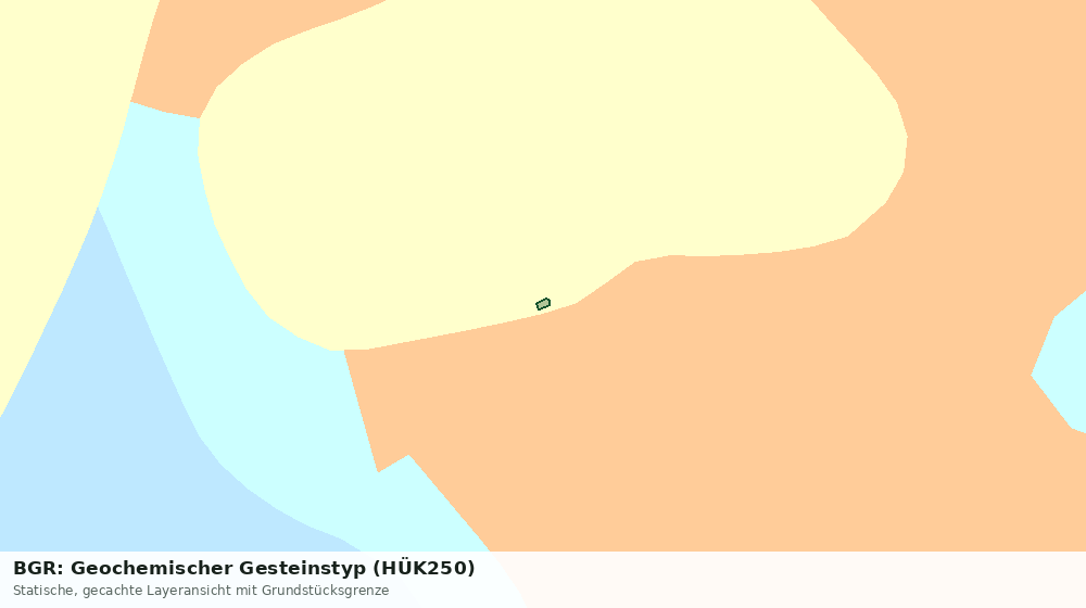 Statische Kartenansicht: BGR: Geochemischer Gesteinstyp (HÜK250)