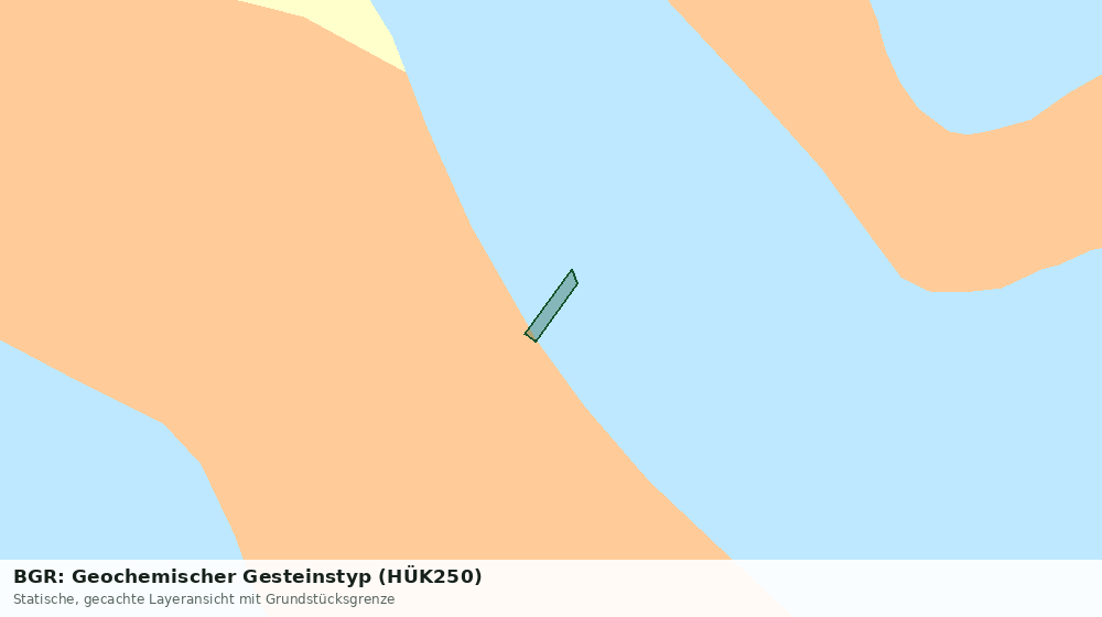 Statische Kartenansicht: BGR: Geochemischer Gesteinstyp (HÜK250)