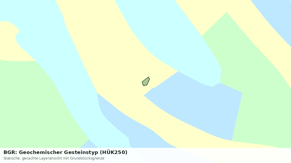 Statische Kartenansicht: BGR: Geochemischer Gesteinstyp (HÜK250)