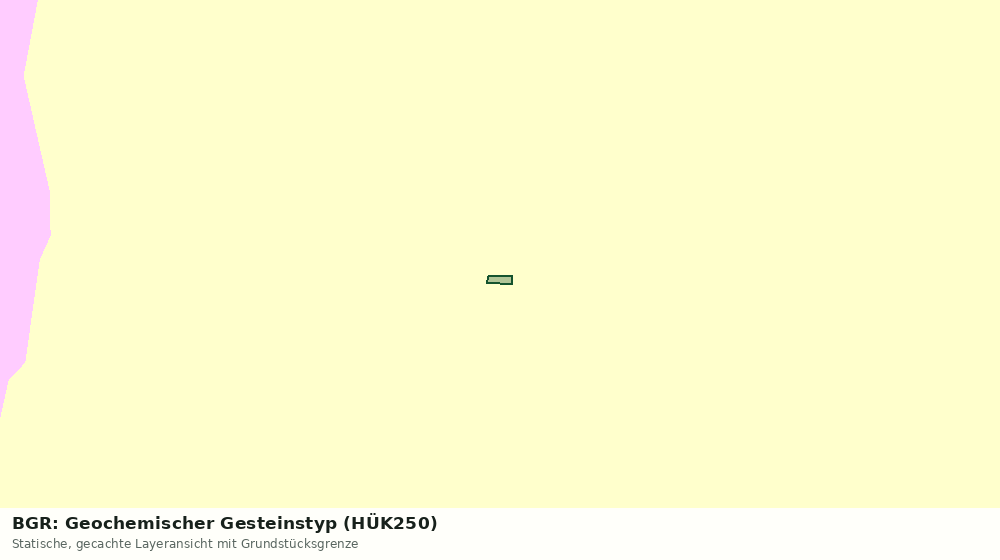 Statische Kartenansicht: BGR: Geochemischer Gesteinstyp (HÜK250)