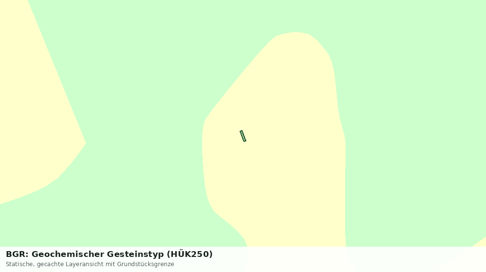 Statische Kartenansicht: BGR: Geochemischer Gesteinstyp (HÜK250)