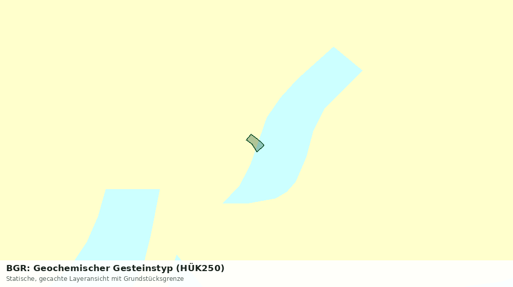 Statische Kartenansicht: BGR: Geochemischer Gesteinstyp (HÜK250)